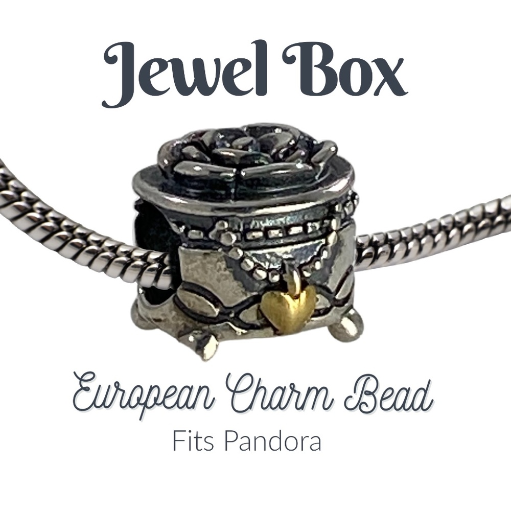 European Charm Bead Jewelry Box 925S Fits Pandora